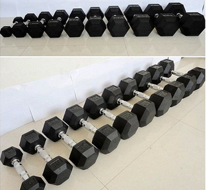 5Kg 10Kg 20Kg 30Kg ensemble d'<span class=keywords><strong>haltères</strong></span> hexagonaux en caoutchouc pour entraînement de fitness poids libres - Product Image 4