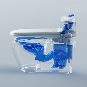 Grosir Modern S1 <span class=keywords><strong>Toilet</strong></span> otomatis keramik mangkuk Bidet Auto-flush Sensor gerak Smart Wc <span class=keywords><strong>Toilet</strong></span> cerdas - Product Image 5