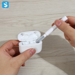 Outil de nettoyage des écouteurs pour Airpods Pro 3 <span class=keywords><strong>2</strong></span> 1 boîtier d'écouteurs Kit de nettoyage de stylo brosse propre - Product Image 6