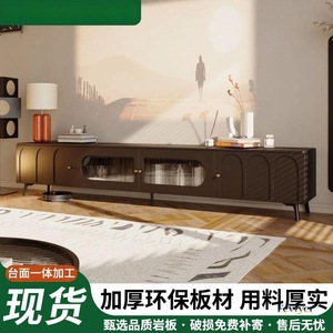 Mueble de TV Moderno Estilo Francés, MDF, Almacenamiento, Mueble para Sala de Estar, Montaje en Suelo, Uso Doméstico - Product Image 4