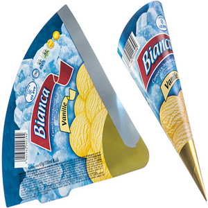 Papier kegel becher Hülle für Eis Dessert Wasser Papier kegel liefert Gelato - Product Image 2