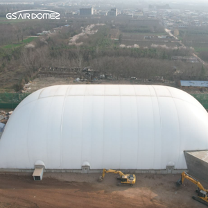 เต็นท์โดมลมเป่าลมขนาดใหญ่กลางแจ้ง 80x200 สำหรับเก็บของ โครงสร้างอาคารคลังสินค้า แบบเมมเบรน - Product Image 5