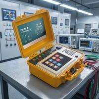 Testeur d'énergie électrique triphasé portable avec affichage numérique et mesure de haute précision, pour calibrage sur site