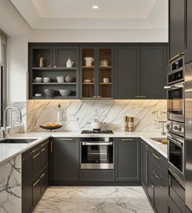 Meuble de cuisine, armoire de cuisine, design moderne personnalisable, ensemble d'armoires, armoire de cuisine - Product Image 1