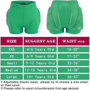Pantaloni corti imbottiti protettivi per bambini per bambini e ragazzi con protezione per il sedere pantaloncini per Hockey e pattinaggio a rotelle - Product Image 4