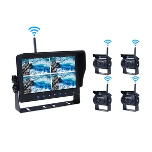 Wireless Rear View Reversing Camera & IR Night Vision 7" Car Monitor Kit for Truck Bus Caravan Trailer Reverse System