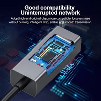 Precio de fábrica USB 3,0 a RJ45 Adaptador LAN 1000Mbps Tarjeta de red Ethernet Plug and Play 88179 USB a Lan Giga para computadora portátil
