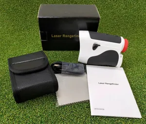 Laser rangefinder magnet genggam populer 600m, laser pengintai jarak tahan air, laser golf