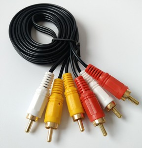 Кабель 1,5 м в длину <span class=keywords><strong>3</strong></span> RCA в <span class=keywords><strong>3</strong></span> RCA 3RCA штекер-штекер 3RCA в <span class=keywords><strong>3</strong></span>,5 RCA AV - Product Image 2