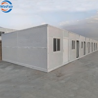 WinFair Chine Vente en gros Cadre en acier Maison modulaire en conteneur pliable Café Airbnb Maison préfabriquée Maisons préfabriquées