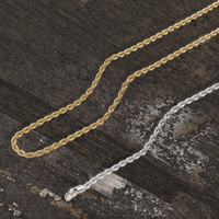 Collier chaîne torsadée en acier inoxydable Gaovo plaqué or 18 carats, étanche, bijoux de mode hip-hop pour hommes