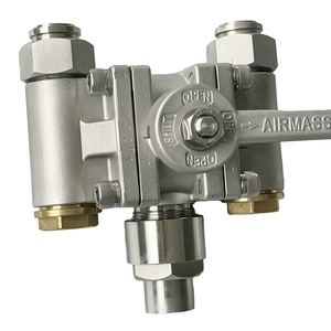 Airmass DQS25B DN25 ODM OEM Stainless Steel Manual Gas Cryogenic 3-Way Ball Valves <b>Diverter</b> for Bulk Storage - Product Image 3