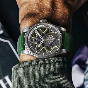 นาฬิกาข้อมือผู้ชาย PINDU Sports Luxury Hollow Tourbillon ระบบออโตเมติก สายหนัง ตัวเรือนสแตนเลส ส่องสว่าง กันน้ำ - Product Image 6