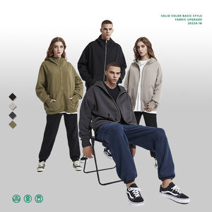 OEM/ODM <span class=keywords><strong>Sweat</strong></span>-shirt à capuche personnalisé avec fermeture éclair en métal masqué Ninja 350G <span class=keywords><strong>Sweat</strong></span> à capuche rembourré avec manchette de <span class=keywords><strong>gant</strong></span> côtelé - Product Image 1