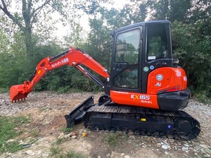Excavatrice KX165 2023 d'occasion, faible nombre d'heures de fonctionnement, moteur 5,5 tonnes, godet de 0,2 m³, hydraulique KYB, pour travaux de construction et de terrassement. - Product Image 6
