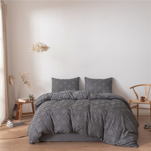 Juego de ropa de cama con diseño de flores, edredón con diseño popular personalizado de poliéster cortado, <span class=keywords><strong>color</strong></span> stock - Product Image 4