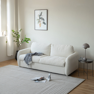 Canapés-lits italiens modernes de luxe en cuir synthétique <span class=keywords><strong>blanc</strong></span> crème, ensemble de canapés modulaires pour salon, appartement, villa, canapé vertical lavable - Product Image 6