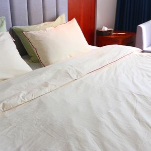 Parure de lit Queen Size 100% coton 240TC toute saison, housse de couette de mariage, housse de couette de haute qualité en coton à fibres longues 40S, draps tissés - Product Image 6