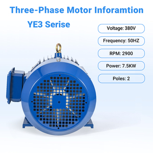 MOTEUR ASYNCHRONE TRIPHASE SÉRIE YE3 380V 7.5KW 10HP - Product Image 5
