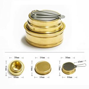 Réchaud à alcool portable en acier inoxydable avec mini-brûleur extérieur durable et support croisé pour le camping et la cuisine en plein air - Product Image 6
