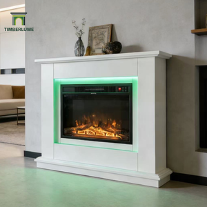 Caminetto Elettrico Moderno con Cornice Completa in MDF, Inserto da 23 Pollici con Luce LED - Product Image 6