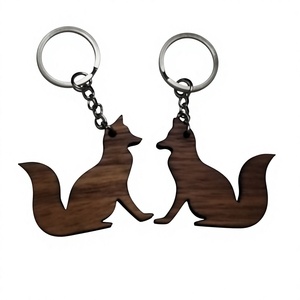 Personalized Wooden Keychain With Custom Artwork For <b>Wedding</b> Favors Party Gifts And Guest <b>Keepsakes</b> - Product Image 1