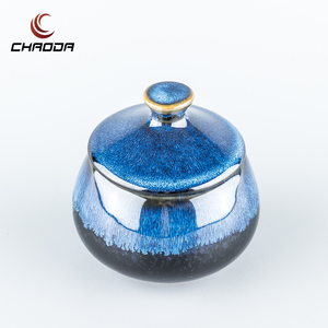 <span class=keywords><strong>Hot</strong></span> bán gốm mật ong Jar trang trí nội thất Muối nồi chè đường <span class=keywords><strong>container</strong></span> cho nhà bếp với nắp - Product Image 2