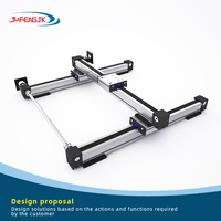 Module de mouvement linéaire à courroie CNC multi-axes XYZ à course personnalisée haute efficacité 50-3900 mm
