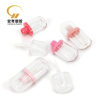 Tubes de brillant à lèvres personnalisés Tube de glaçure à lèvres ovale de couleur bonbon pour emballage cosmétique