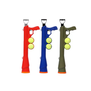 Gamma di lancio 12m macchina automatica per addestramento all'aperto per animali domestici attrezzatura per Agility Play giocattolo pistola da Tennis lanciatore di palline per cani con palline - Product Image 6