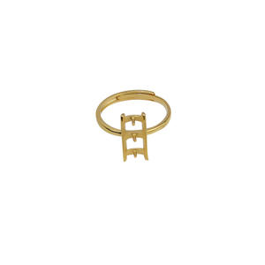 Anillo Ajustable de Plata S925 con Colgante de Cuentas Múltiples en Forma de H, Accesorio DIY para Mujer, Soporte Vacío 1372 - Colgantes y Dijes de Moda - Product Image 5