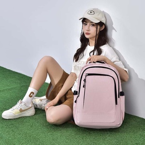 Minimalist Fashion Softback Backpack 20-37L Waterproof Oxford Unisex Daily Use Casual Zipper Closure USB for Office - Product Image 4
