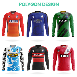 Vente en gros de t-shirts de football par sublimation maillot de football à séchage rapide personnalisé uniformes de football équipe de club maillot de football original M915 - Product Image 3