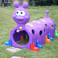 Tunnel de Rampage Coloré pour Enfants, Jouet en Plastique pour l'Intérieur et l'Extérieur, pour la Petite Enfance