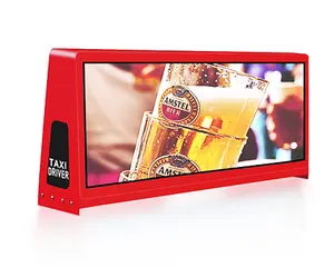 LED car screen New information media Taxi mobile communication Mobile advertising P2.5 4G WIFI