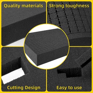 Inserts en mousse de protection écologiques en EPE et PU pour boîtes de rangement et coffres à outils avec cubes à grille – Vente en gros - Product Image 2