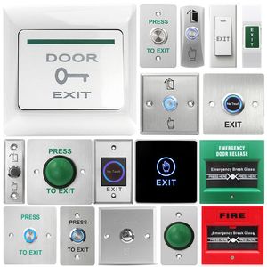 Botón <span class=keywords><strong>de</strong></span> Salida con Control <span class=keywords><strong>de</strong></span> Acceso para Exteriores, Resistente al Agua IP67, Metálico, Infrarrojo, Sin Contacto, para Apertura <span class=keywords><strong>de</strong></span> Puertas, Botón <span class=keywords><strong>de</strong></span> Liberación para Seguridad - Product Image 1