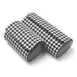 Estuche de Viaje para Relojes con Diseño de Dientes de Perro, 3 Ranuras, Caja de Regalo, Estuche Organizador de Relojes Personalizado de Cuero PU de Lujo para Hombre - Product Image 5