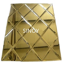 Copper Free Silver Coated Mirror on Float Glass, Round Self-Adhesive Wall Mirror for Guest Toilet, Mail Order Packing
