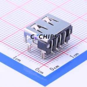 908-362A2021S10110 USB Connector SMD Connector ( Connector Type: Type-A )( Protocol Standard: USB 2.0 )( Gender: Female ) - Product Image 1