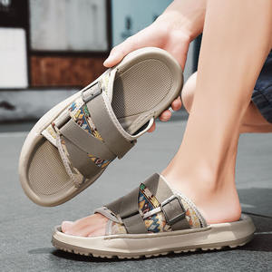 Chaussons d'intérieur pour hommes, antidérapants, à semelles épaisses, avec rembourrage insonorisant, chaussons à semelle souple pour hommes - Product Image 3