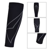 Manchon de compression design pour mollets, protège-tibias, chaussettes sportives montantes sans pieds, soutien musculaire, pour le football