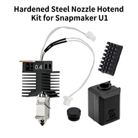 Kit de buse en acier trempé amélioré pour Snapmaker U1, extrudeur intégré avec bloc chauffant en céramique 24V 48W