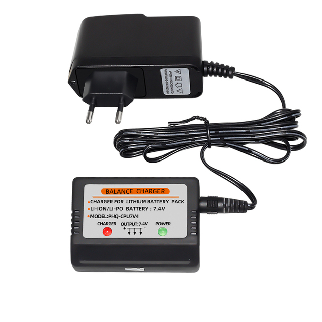 Factory 7.4V 800mA Rc Toys Lithium Battery Balance Chargers protection Plug Battery Chargers Car Charger