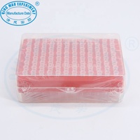 Embouts de pipette de laboratoire 10 µl avec boîte de rangement en plastique pour 96 puits, ajustement universel pour la manipulation des liquides, 1 pièce