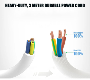 HAOYONG Venta caliente tipo UE Cable <span class=keywords><strong>de</strong></span> extensión <span class=keywords><strong>de</strong></span> alimentación 5M-50m - Product Image 3