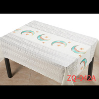 Nappe de table en PVC plastique imprimé, motif feuilles gaufrées, design moderne et luxueux, imperméable, en rouleau, pour la décoration de cuisine, les mariages et les événements