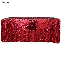 Nappe à paillettes pour réception de mariage et décoration d'événements de banquet d'anniversaire