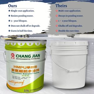 Factory Price Wholesale Eco-Friendly High-Performance Water-based Polyurethane <b>Waterproof</b> Coating for Bathroom Tile Roof Walls - Product Image 2