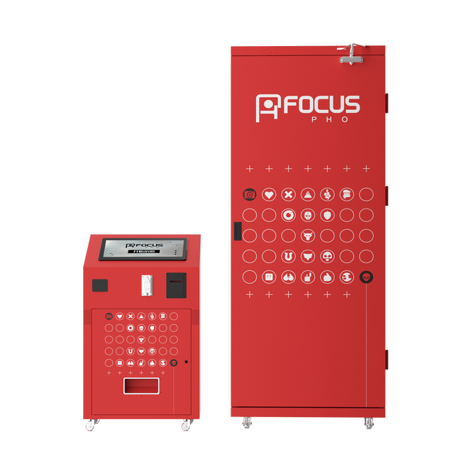 JLJ Customized Red Luxury New Design Overhead Photo Booth Automatic 360 Supplier Self Operated Photobooth